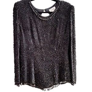 Zimble Vintage 100% Silk Top